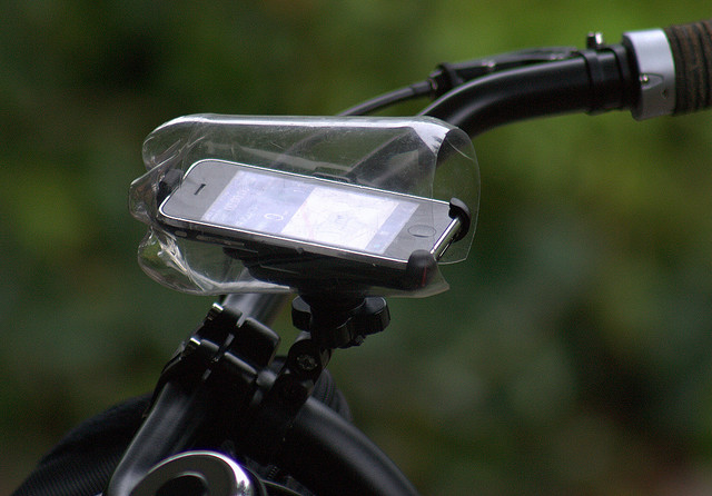 Protetor de chuva para iPhone ou celular de garrafa PET