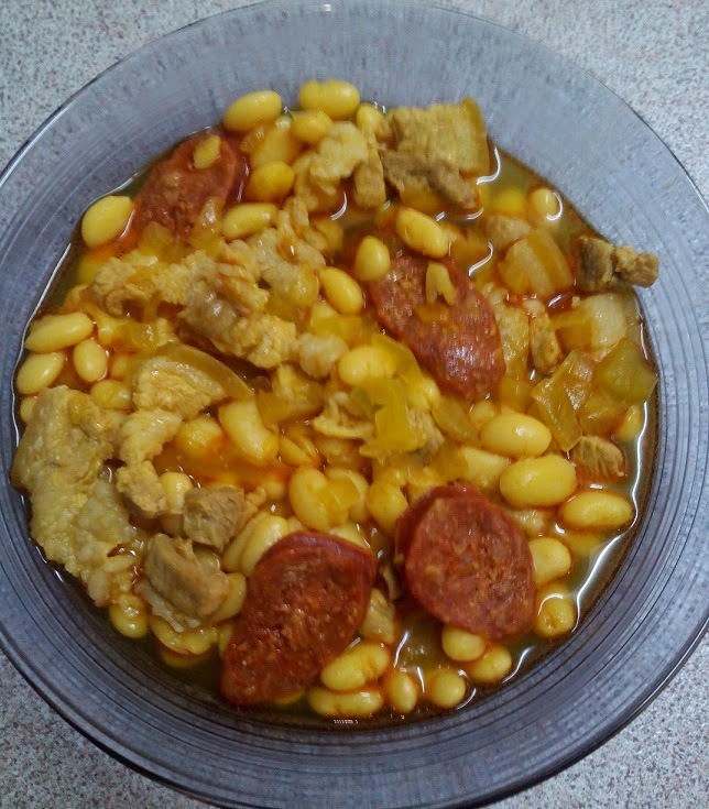 Las Recetas de la CookerMatic: Alubias con chorizo y panceta