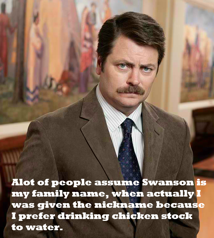 Nothing Is False: Ron Swanson and The Dos Equis Guy Memes