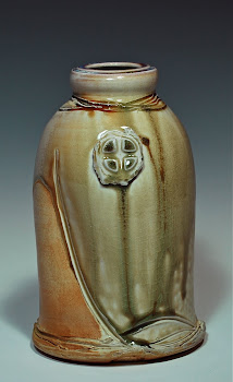 “Mead Bottle” porcelain soda salt fired cone 11 2011 $78.00