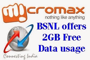 BSNL offers bundled Free Data and Voice Calls on selected Micromax phones