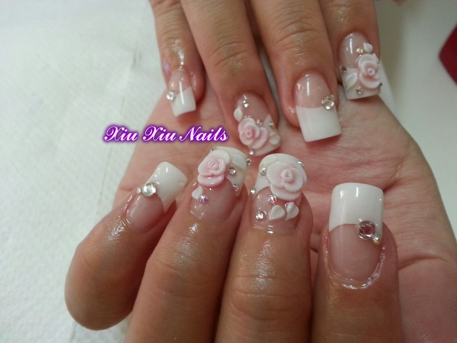 Xiu xiu nails: Bridal Nails