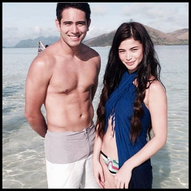 Pretty Anne Curtis with Handsome Gerald Anderson at the set of Dyesebel