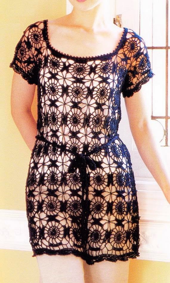 Crochet Sweaters: Crochet Lace Tunic Pattern - Nice