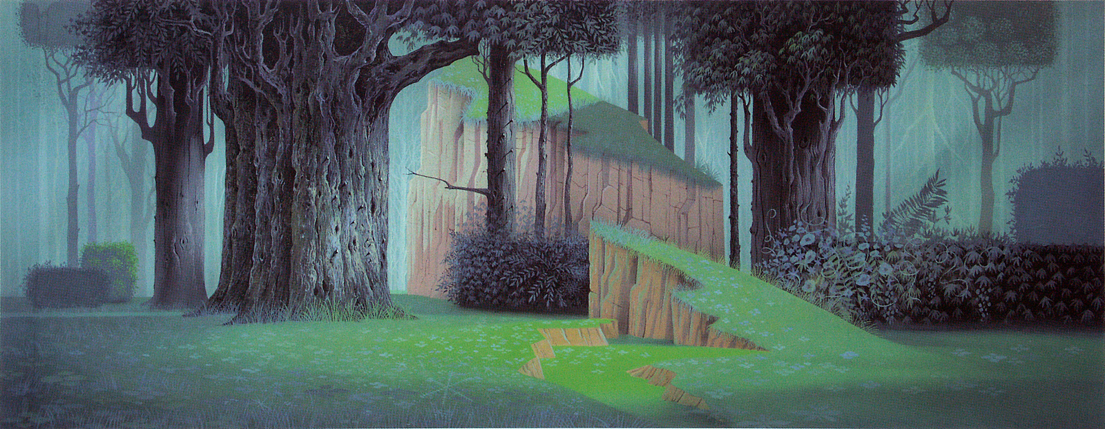 Eyvind Earle Art Gallery: Eyvind Early Sleeping Beauty Art from Disney
