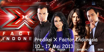Prediksi hasil X Factor Indonesia 17-24 Mei 2013