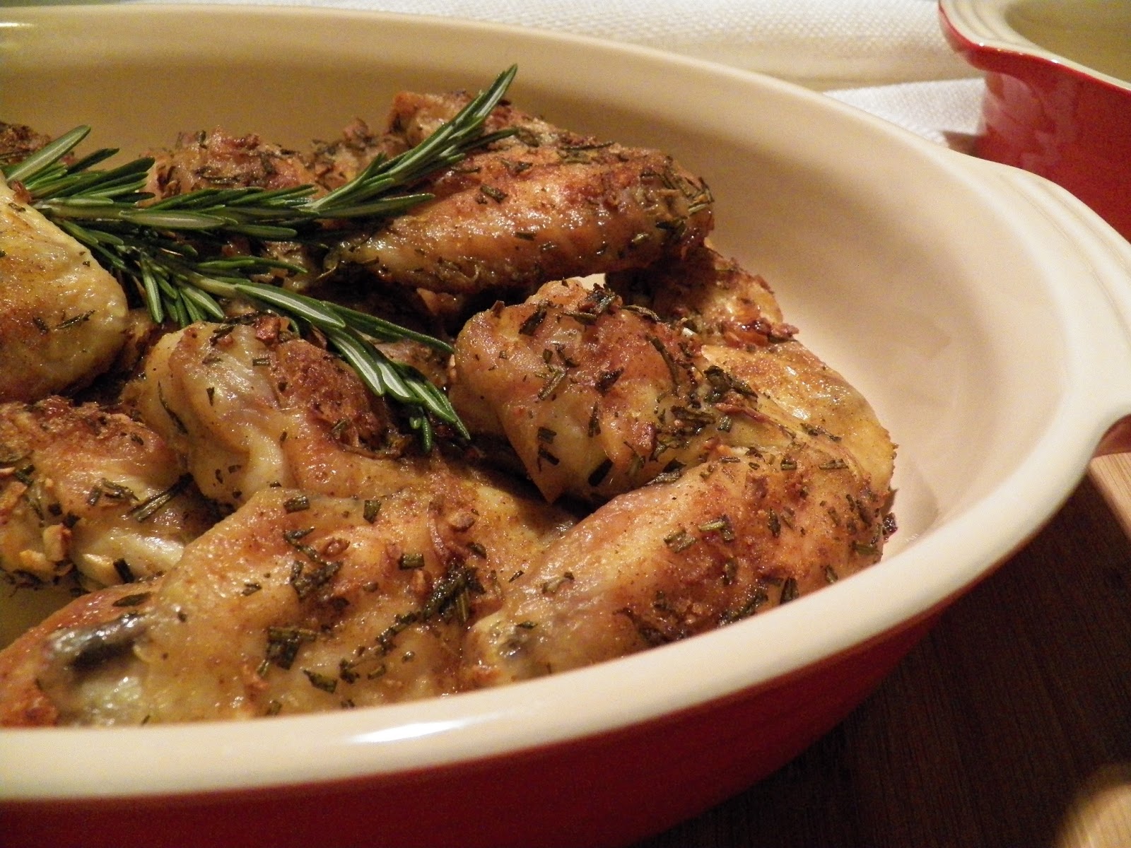 ROSEMARY GARLIC WINGS In Good Flavor Great Recipes Great Taste