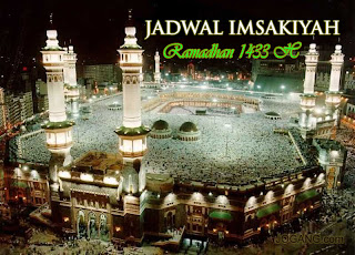 Jadwal Imsakiyah Ramadhan 2012 1433 H Jadwal Imsakiyah Ramadhan 1433 H
