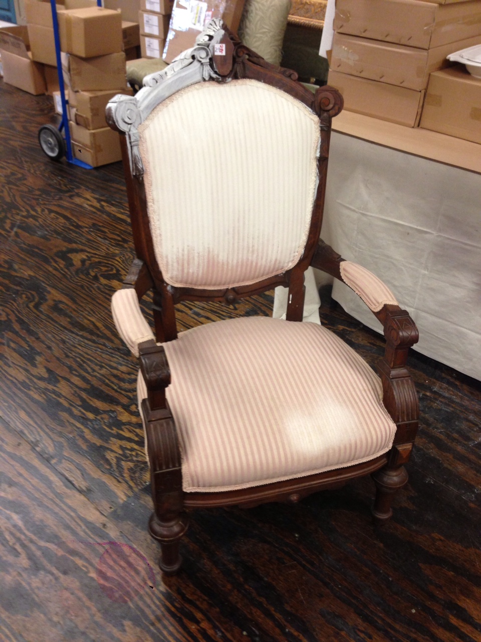 Vintage West Painting Fabric With Annie Sloan Chalk Paint