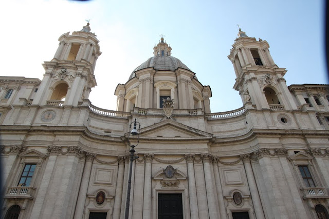 Sant'Agnese in Agone at Piazza Navona in Rome, Italy Sant'Agnese in Agone at Piazza Navona in Rome, Italy
