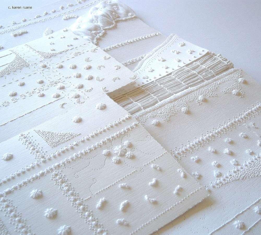 Straight stitch embroidery image