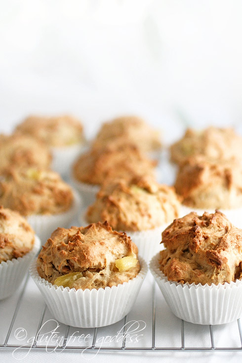 Pineapple coconut muffins - gluten-free Tender pineapple coconut muffins that are vegan and gluten free