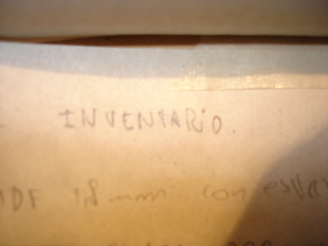 inventario de taller