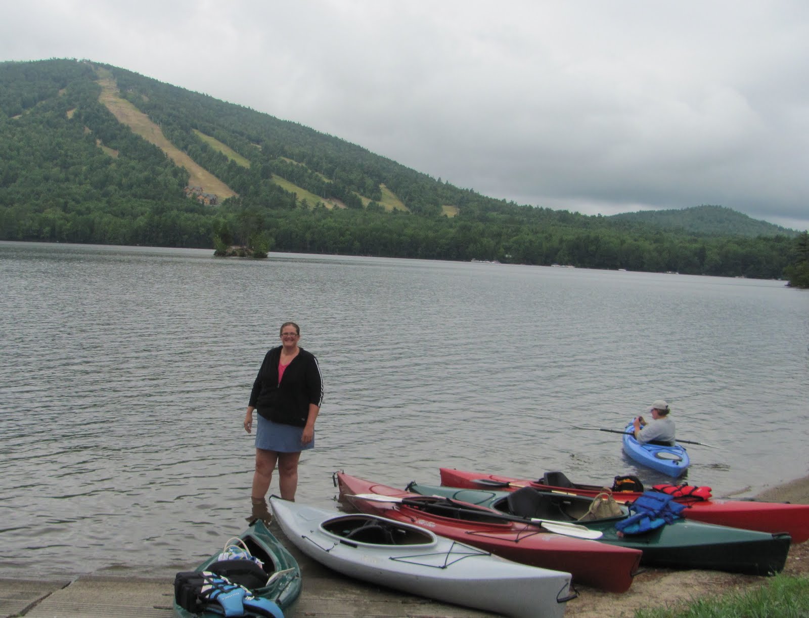 Recreational Kayaking in Maine Bridgton, Maine Moose Pond (Shawnee