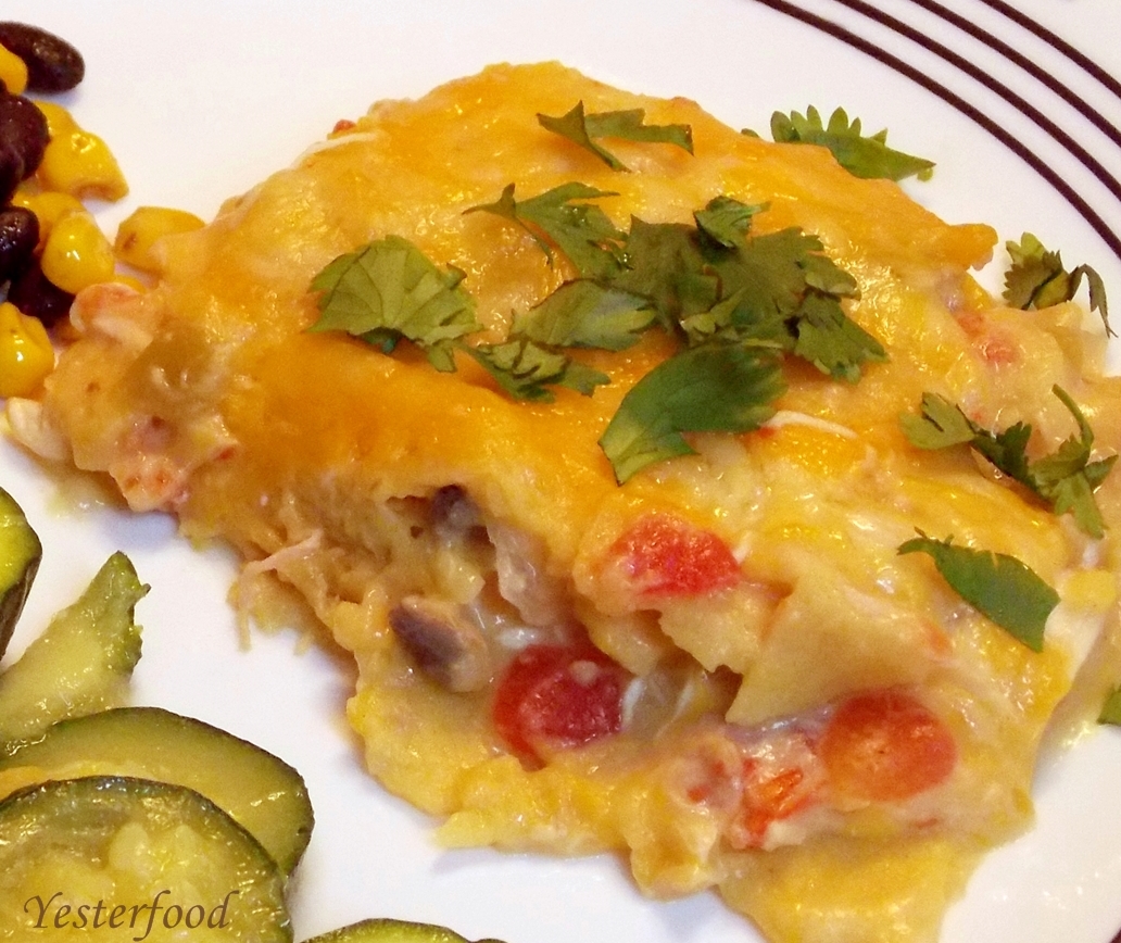 Yesterfood King Ranch Chicken Casserole