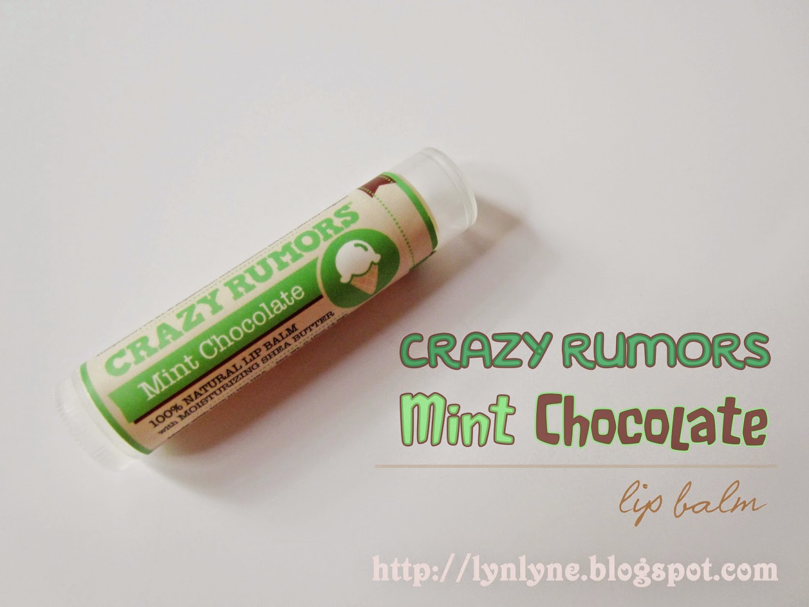 Crazy Rumors Mint Chocolate Lip Balm ♥ WONDERFULLYN all the things