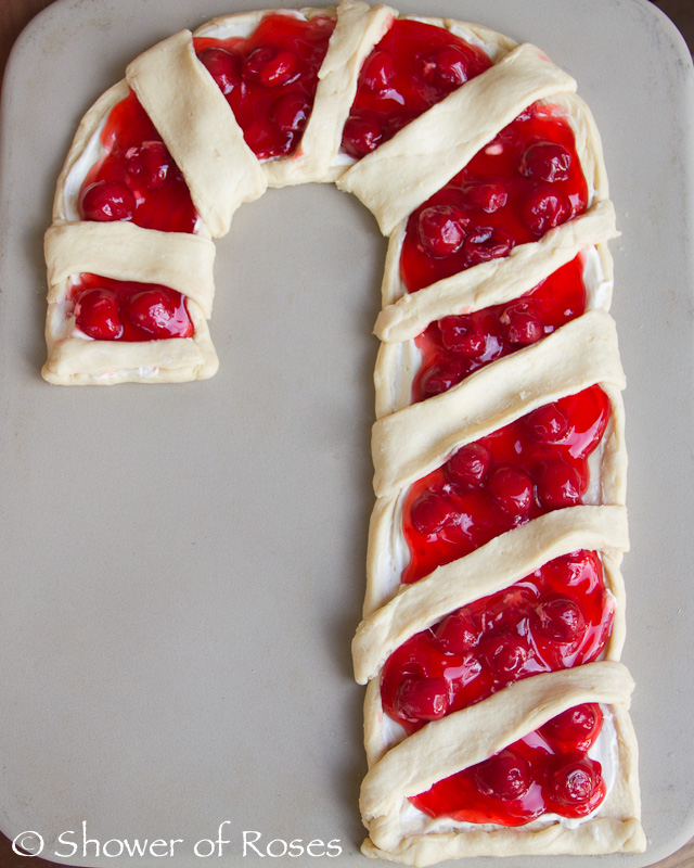 Crescent Roll Candy Cane Coffee Cake Crescent Roll Candy Cane Coffee Cake