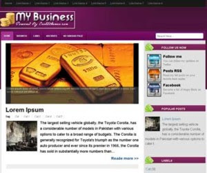 My Business Blogger Template