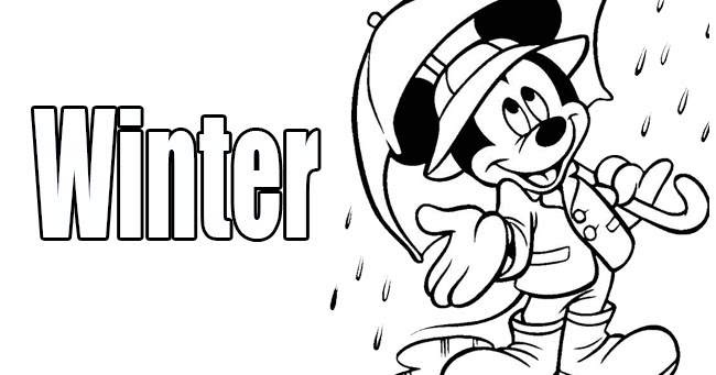 Winter Coloring ~ Child Coloring