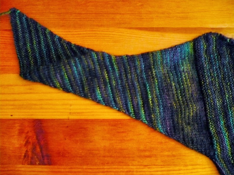 Cabin Fever Sisters Knit: Windward scarf