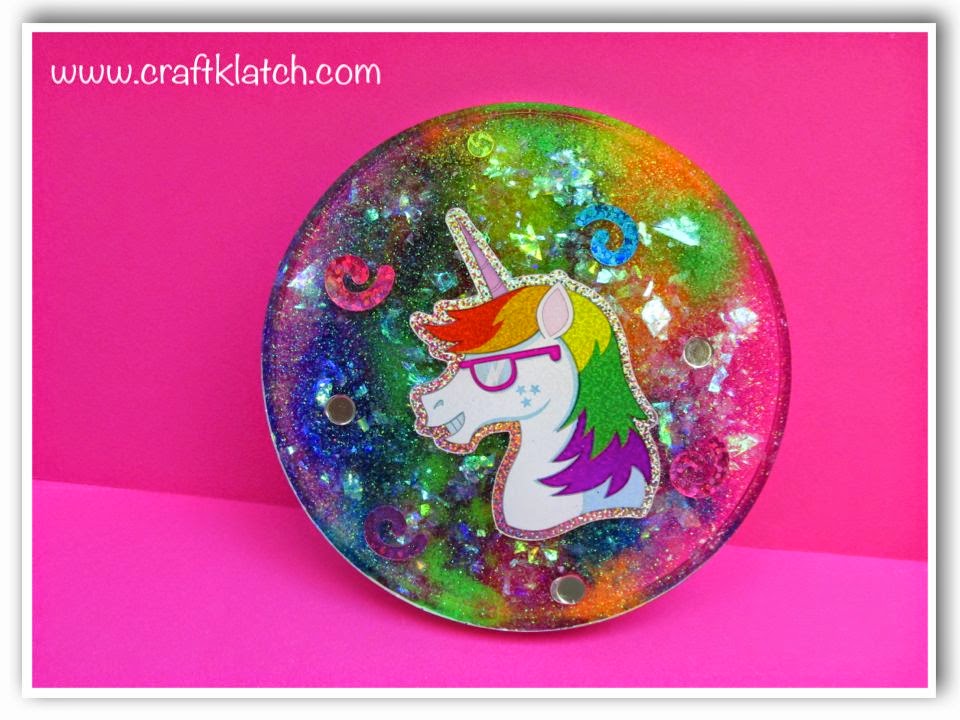 Craft Klatch R Rainbow And Unicorn Coaster Craft Klatch R Rainbow And Unicorn Coaster