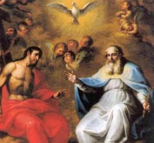 El Credo (Dios y Jesús a su diestra)