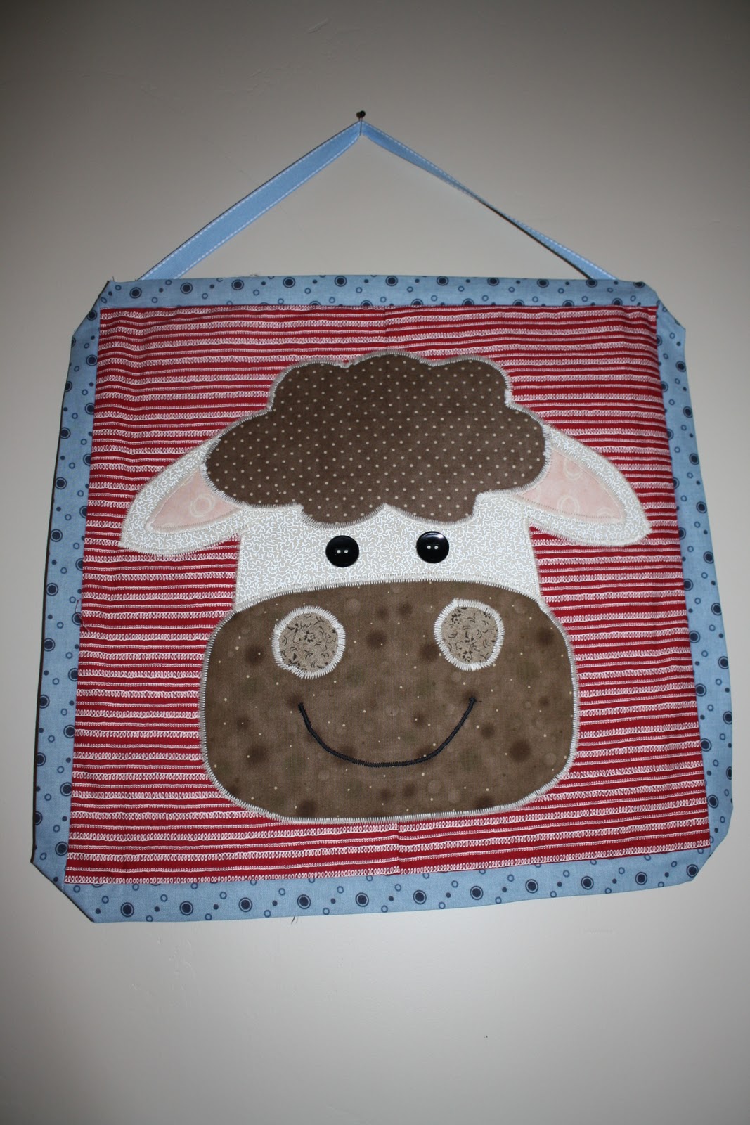 DIY crafty girl Bady Animal Wall Hangings to match Baby Blanket