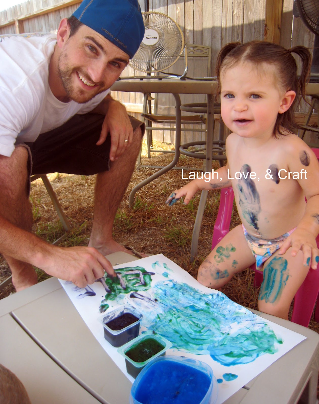 Laugh, Love, and Craft Washable Homemade Finger Paint Recipe