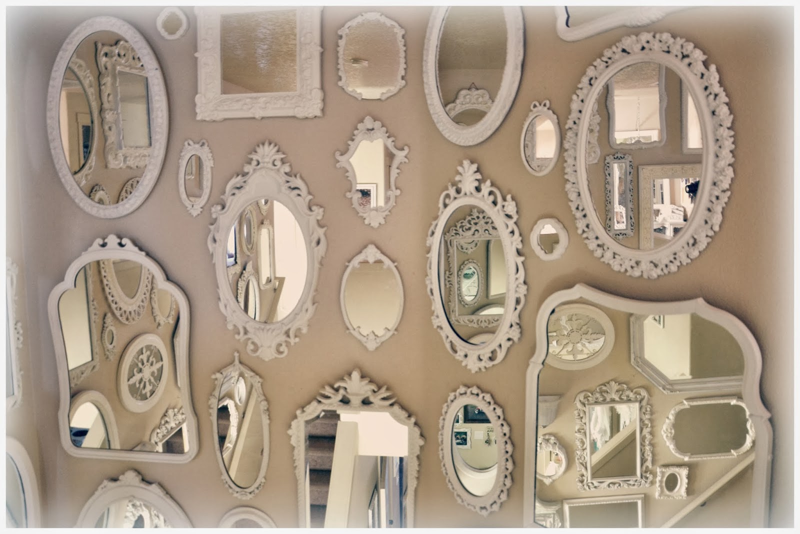 Simple How To Shabby Chic A Mirror Placement Lentine Marine