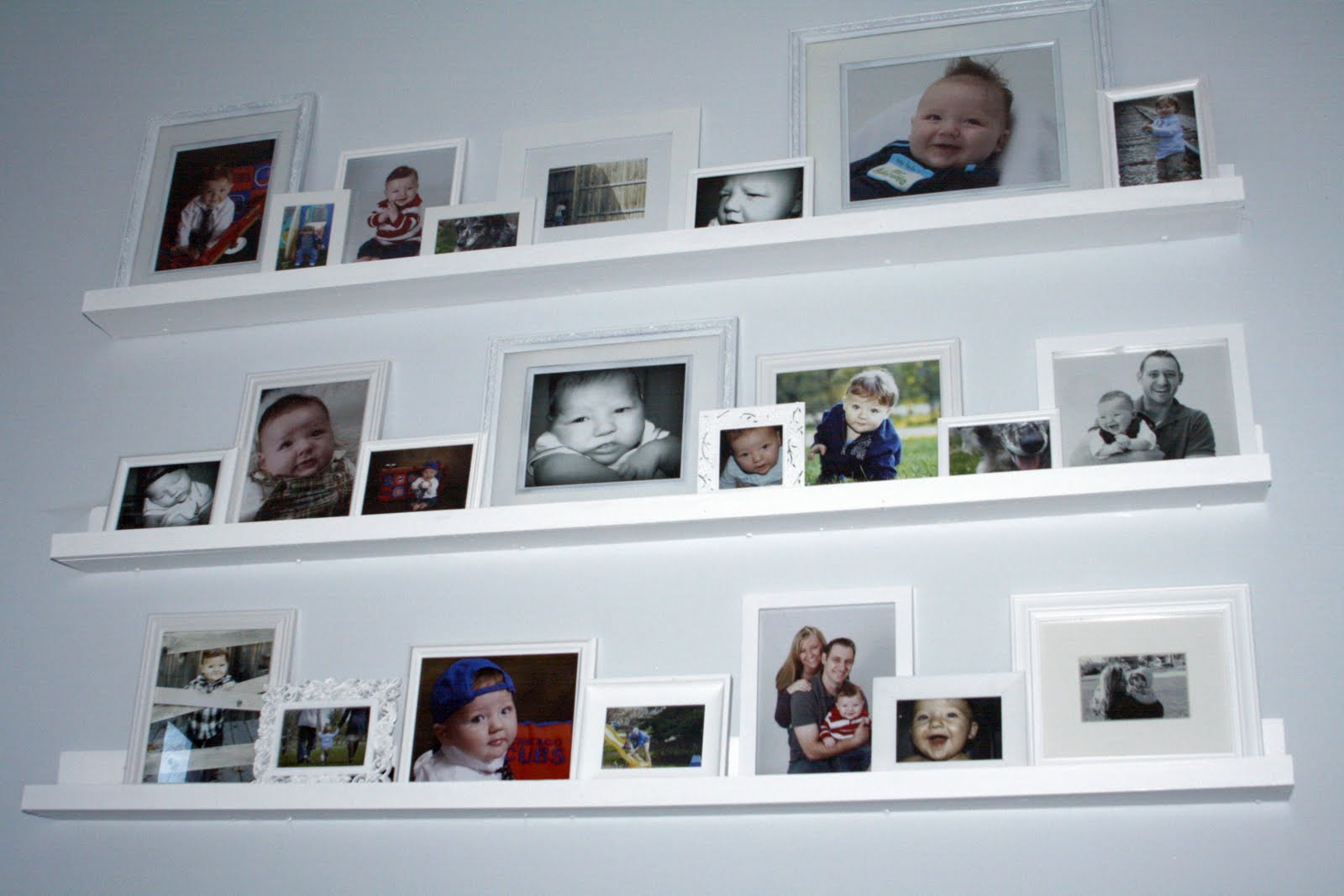 always chasing life gallery wall shelves completed always chasing life gallery wall shelves completed