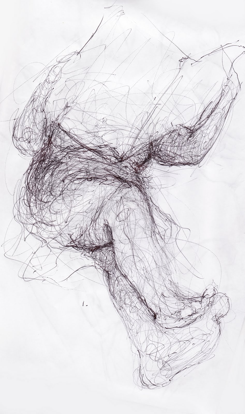 10 minute form studies in ink