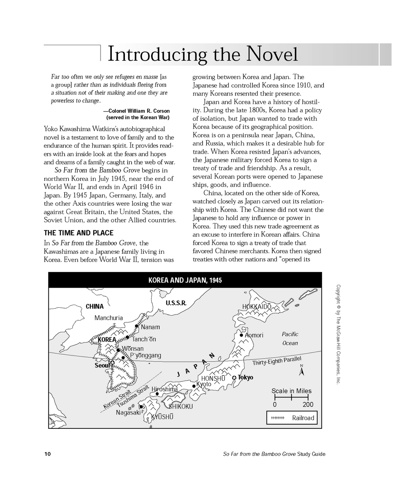 mochi thinking Study Guide for So Far from the Bamboo Grove