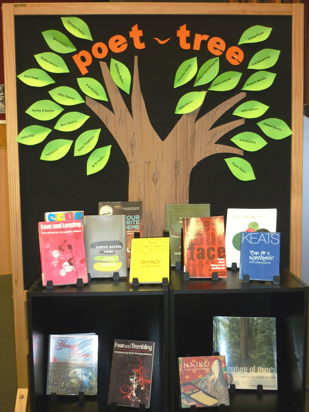 Library Displays PoetTree Library book displays, Library displays