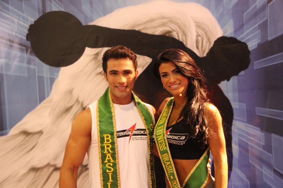 Junior Moreno o Garoto Fitness Brasil 2012 e Marissol Dias