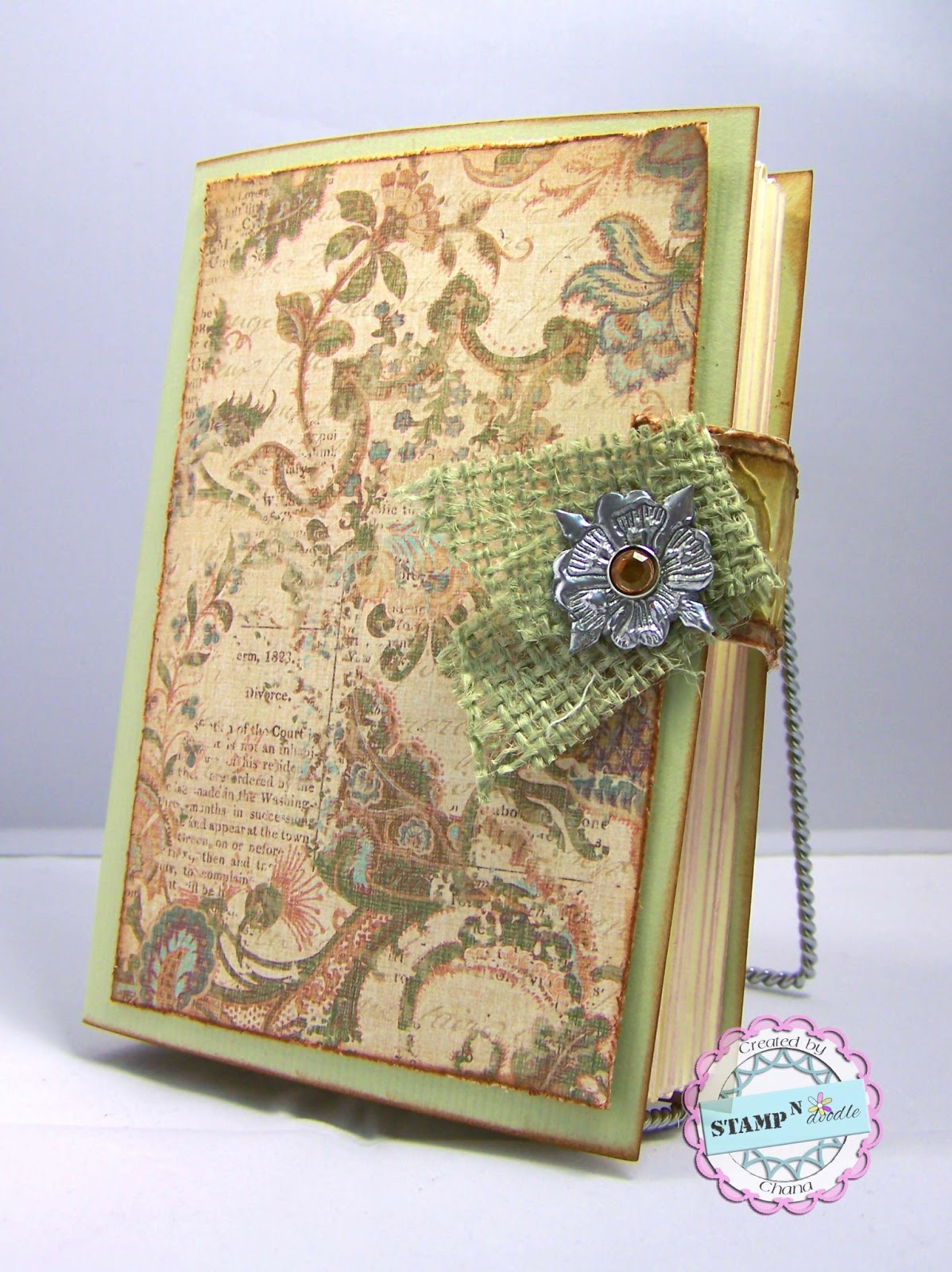 Redora Lee Designs A Lady's Shadow Box Book Card StampN Doodle
