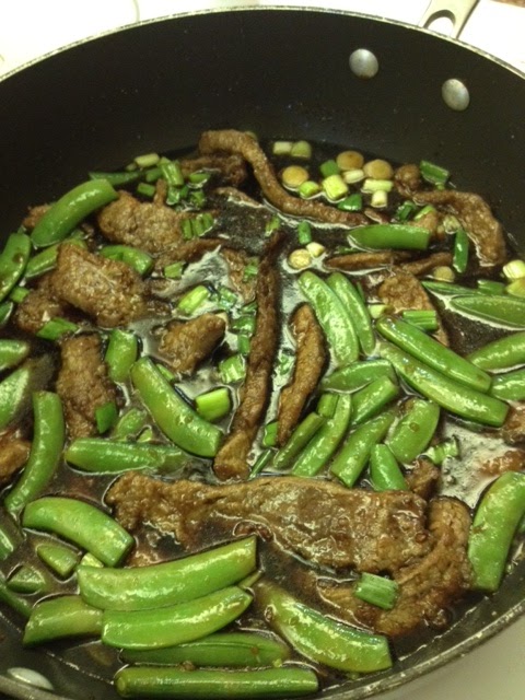 Young Grasshopper: Who needs Take-Out? {Mongolian Beef with Snow Peas}