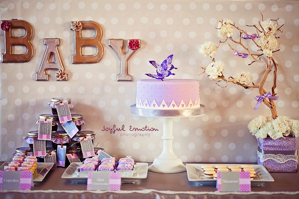 lavender baby shower