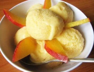 Helados de mango mujeres