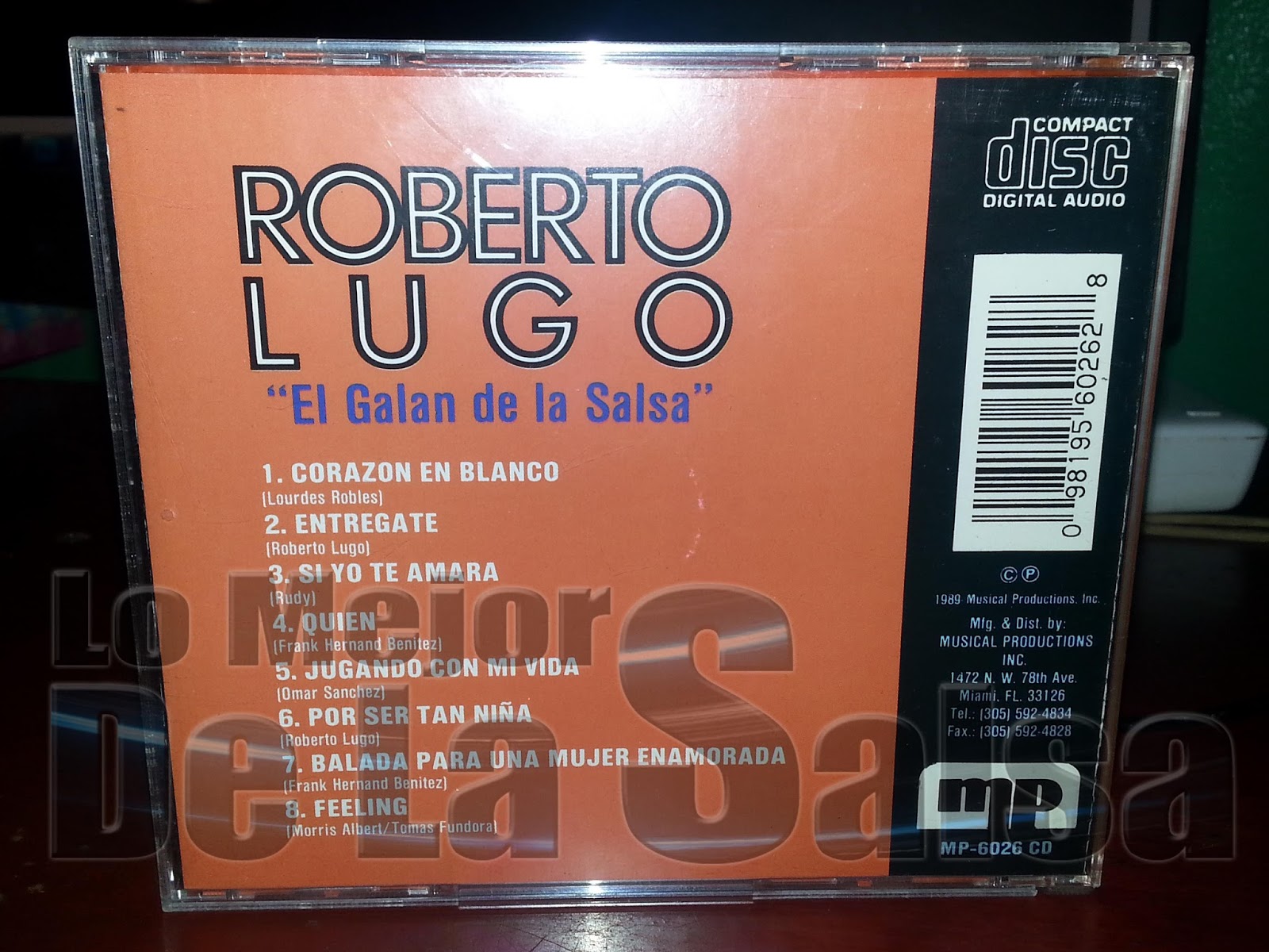 Lo Mejor de La salsa Roberto Lugo Hecho A La Medida 1989
