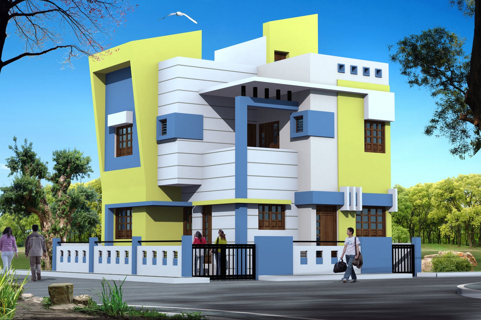 Exterior Designs modern bungalows exterior designs. - home decoration ideas Exterior Designs modern bungalows exterior designs. - home decoration ideas