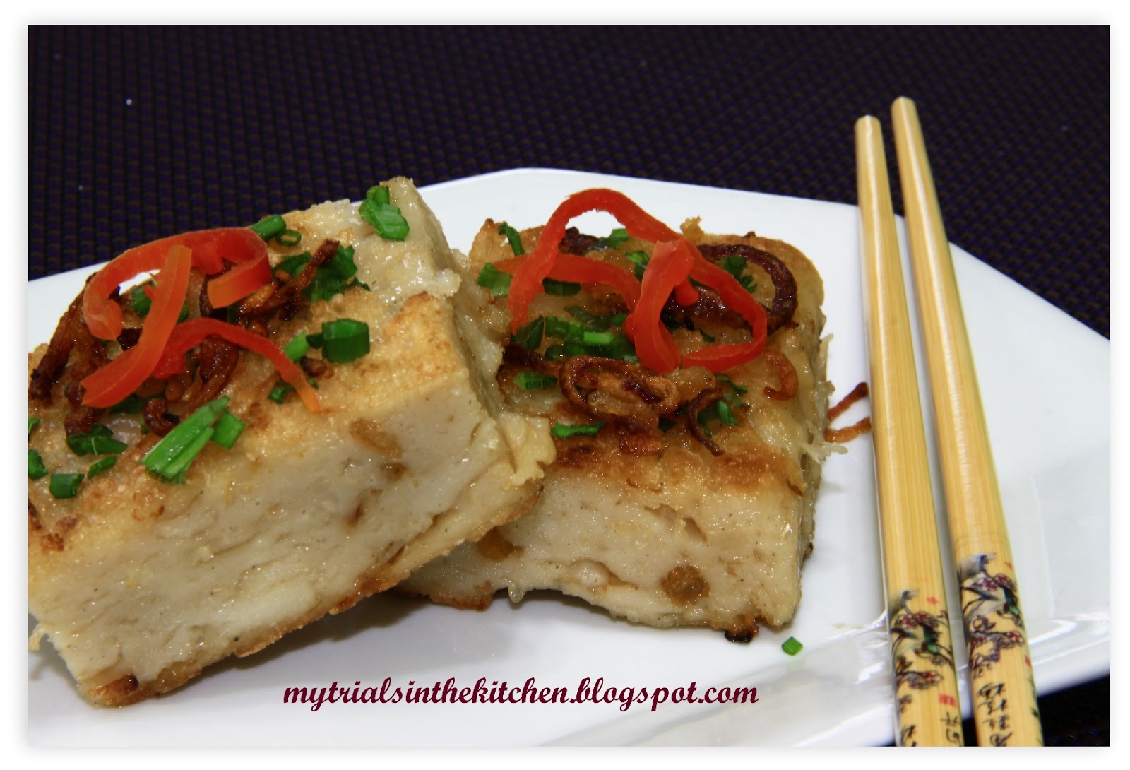 My Trials in the Kitchen Chinese Radish Cake