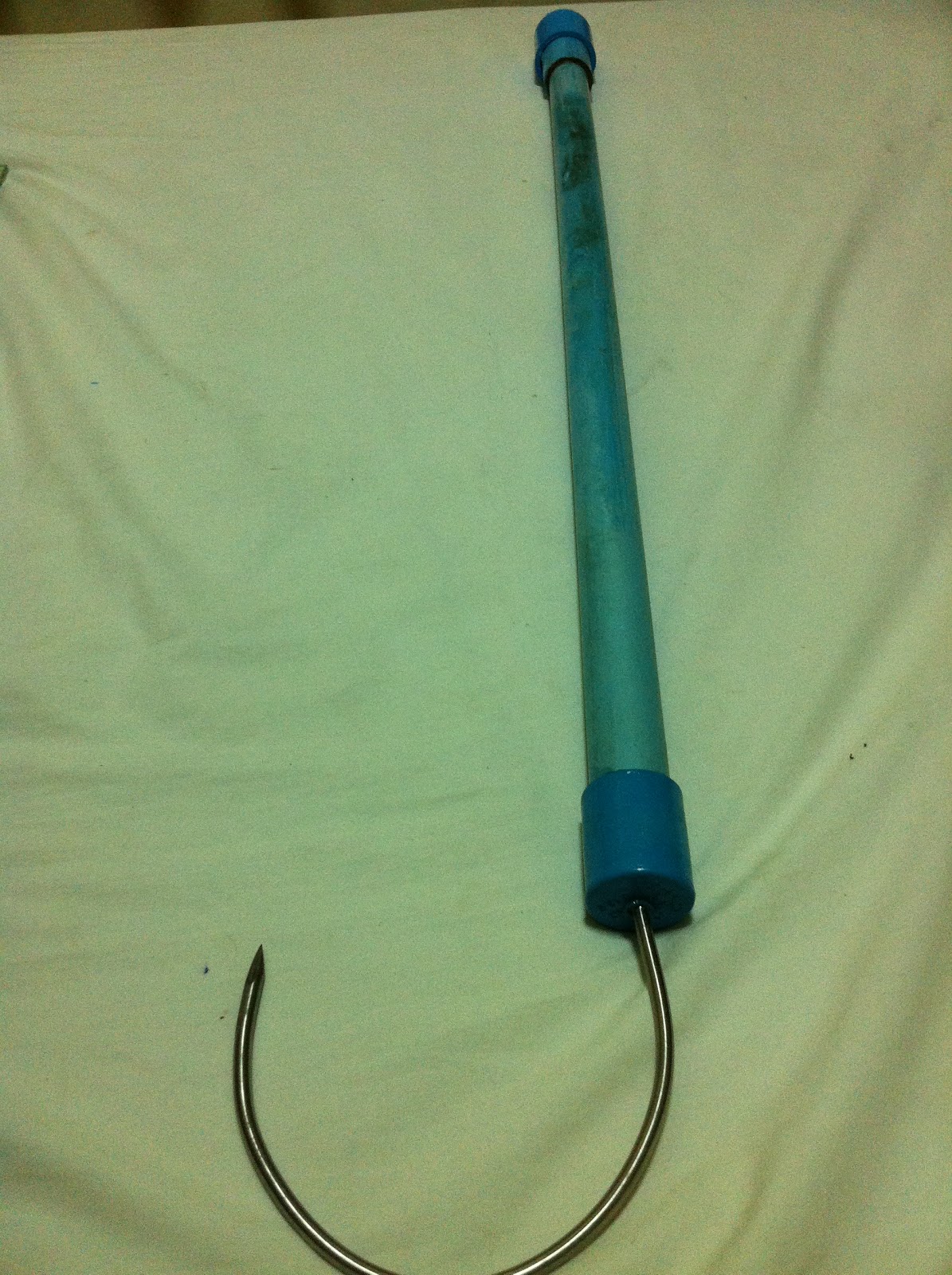 Fishing Homemade Fishing Light Attractor and Gaff(pt II)