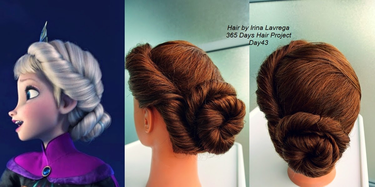 Hair By Irina Lavrega Elsa S Coronation Hairstyle From