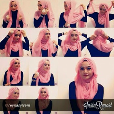 Cara Memakai Jilbab Pashmina Cara Memakai Jilbab Pashmina