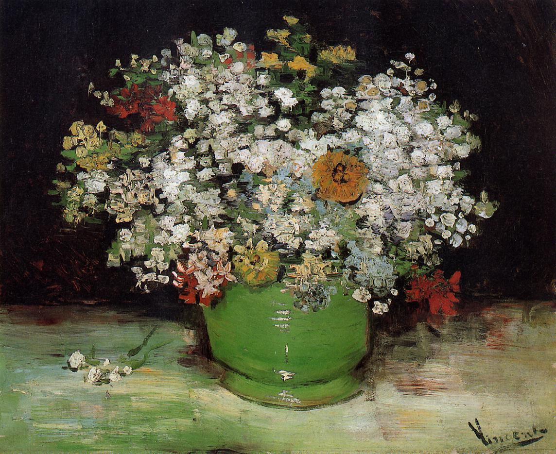 Art Artists Vincent Van Gogh Flowers Part 1