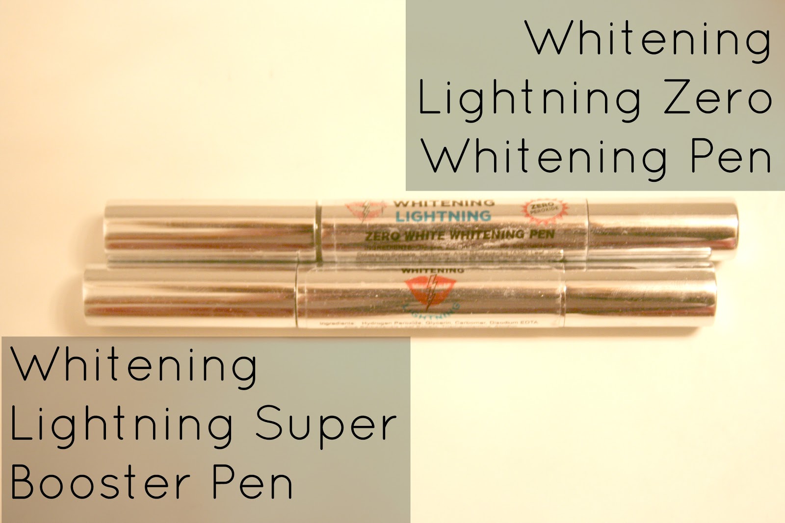 whitening lightning super booster teeth whitening pen