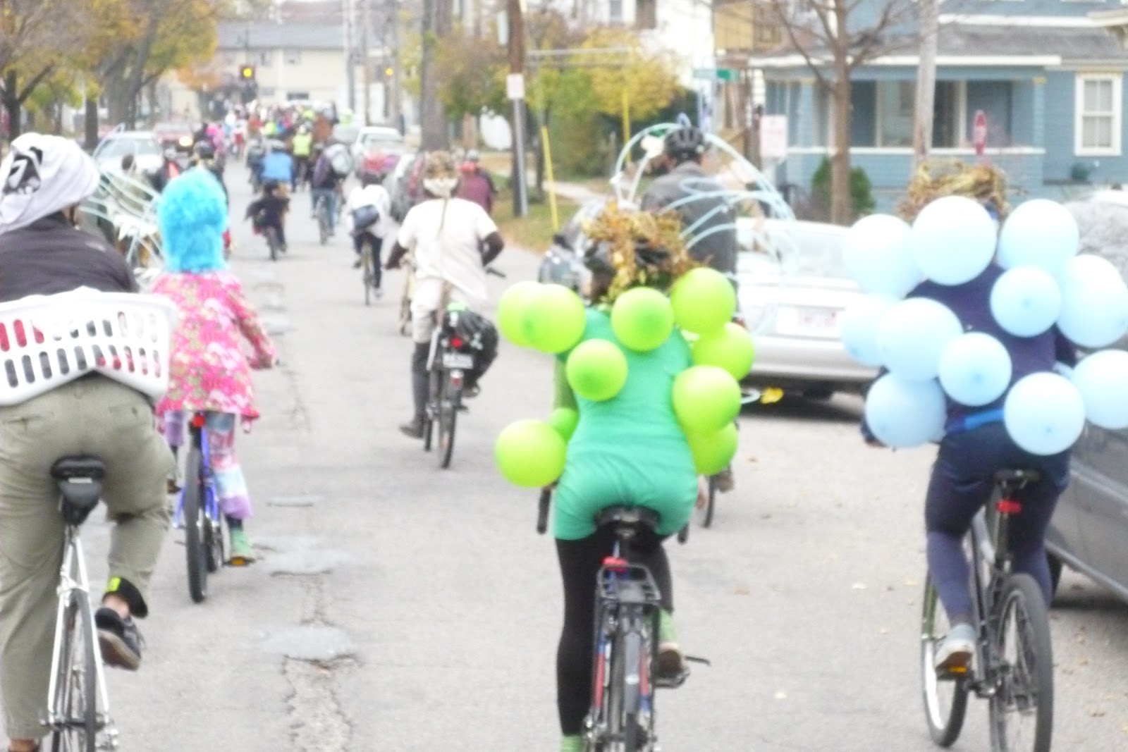 Halloween Bike Ride, Burlington, Vermont. 2012 South Burlington
