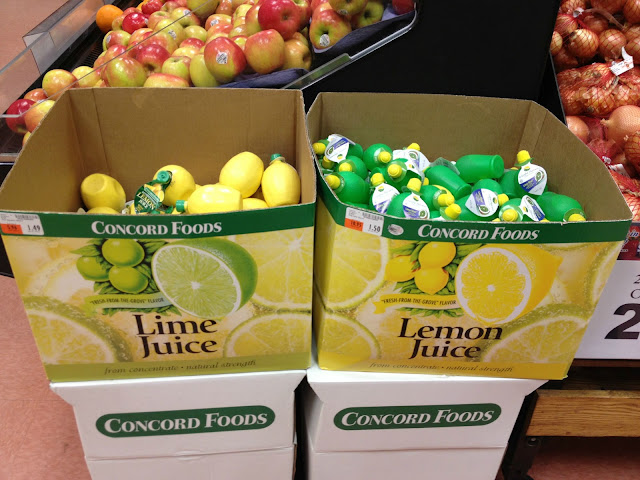 Lime Juice and Lemon Juice