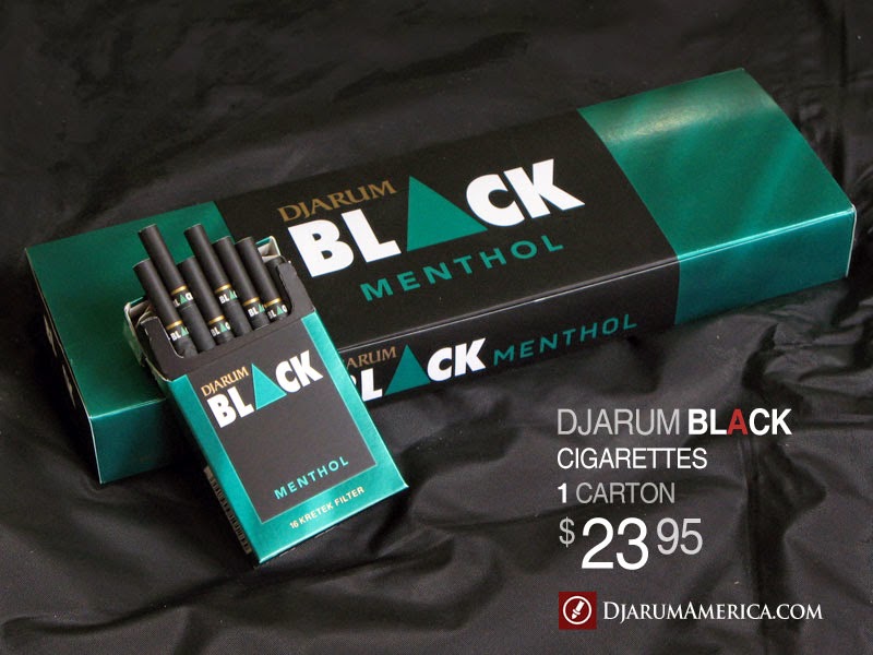 Djarum USA DJARUM Black MENTHOL Best CLOVE Cigarettes