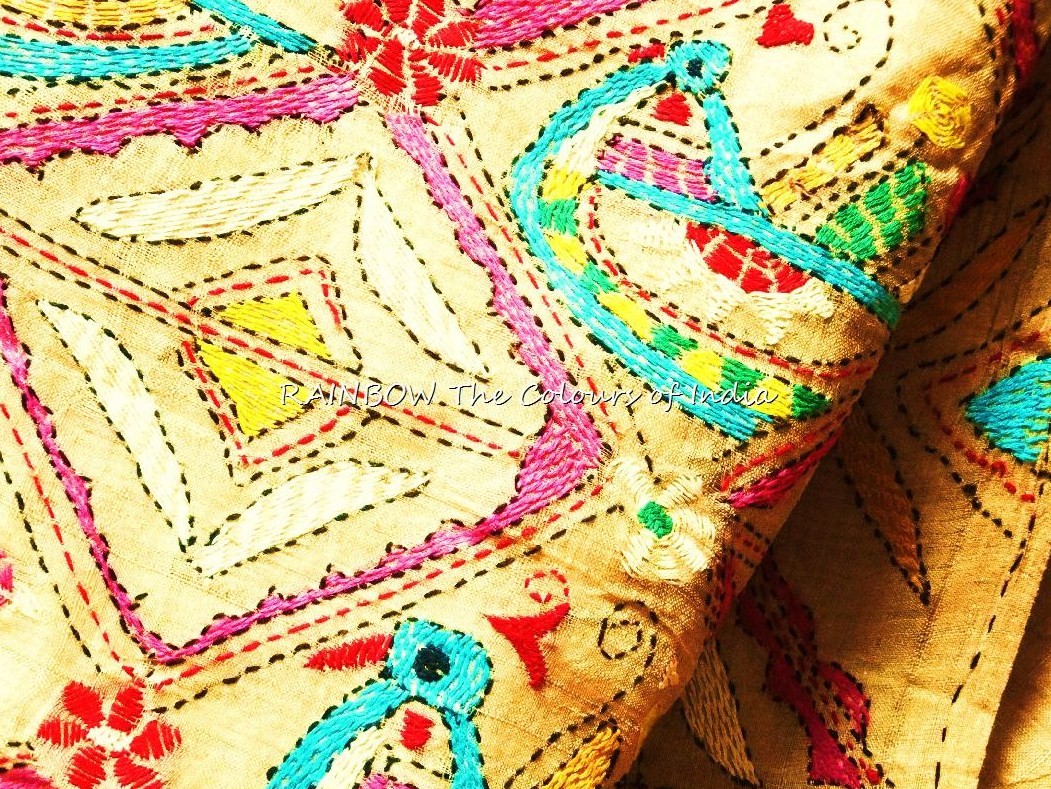 RAINBOW The Colours of India Kantha An affair to remember....DIY